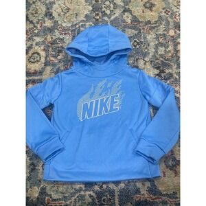 Nike Light Blue Drifit Hoodie Boys Size 3T Fits 2-3 Years VGUC